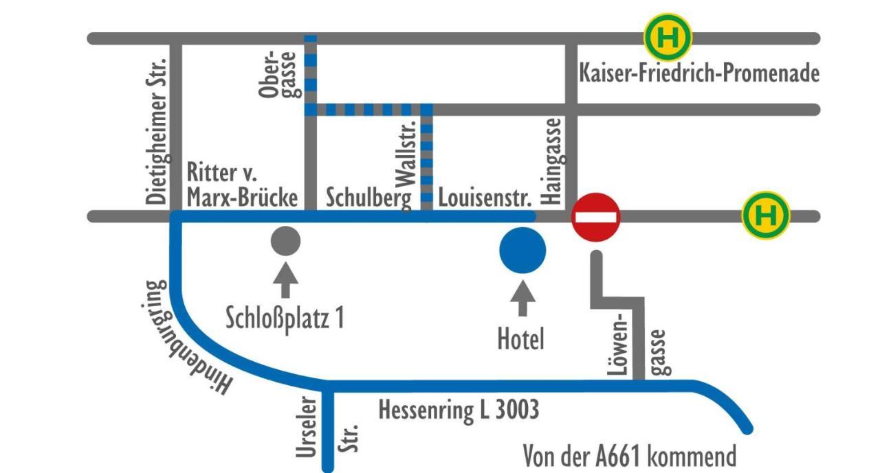 Hotel Am Schloss Darmstaedter Hof Бад-Гомбург-фор-дер-Гее Екстер'єр фото